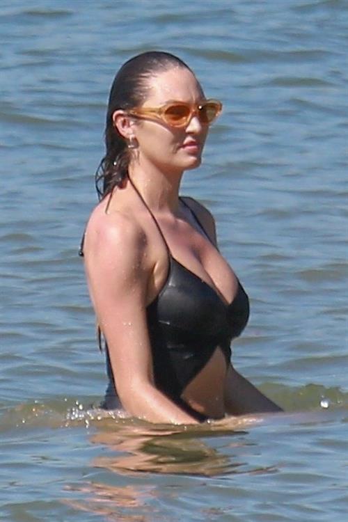 Candice Swanepoel in a bikini