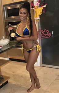 Siray Kong in a bikini