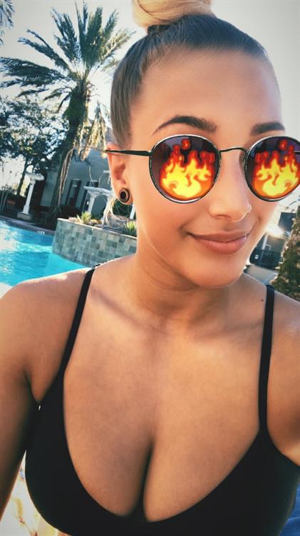 Rhea Ripley taking a selfie