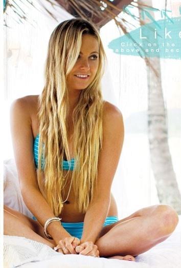 Alana Blanchard in a bikini