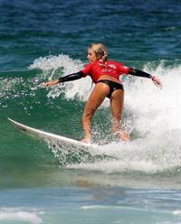 Alana Blanchard in a bikini - ass