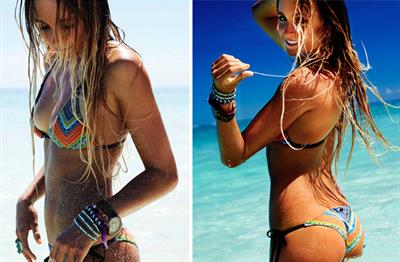Alana Blanchard in a bikini