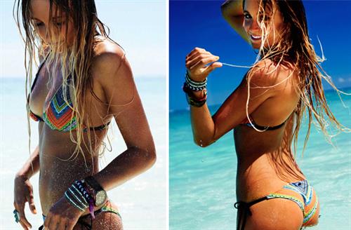 Alana Blanchard in a bikini