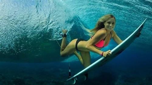 Alana Blanchard in a bikini