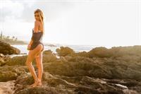 Alana Blanchard in a bikini - ass