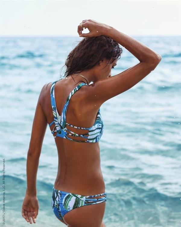 Lais Oliveira in a bikini