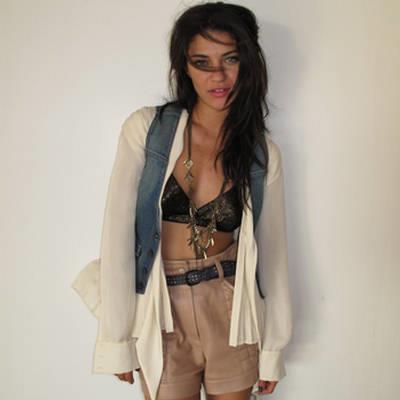 Jessica Szohr in a bikini in lingerie