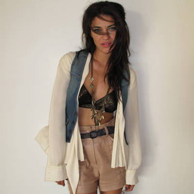 Jessica Szohr in a bikini in lingerie