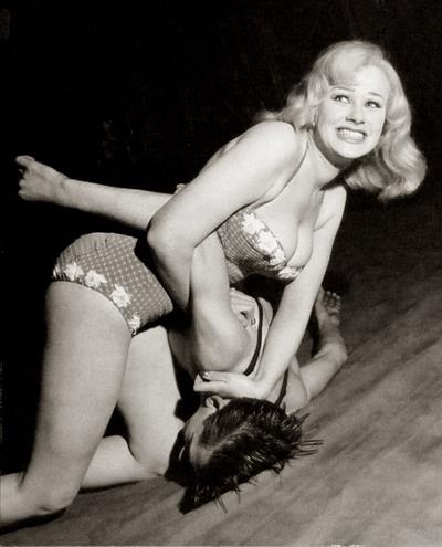 Anonymous in lingerie