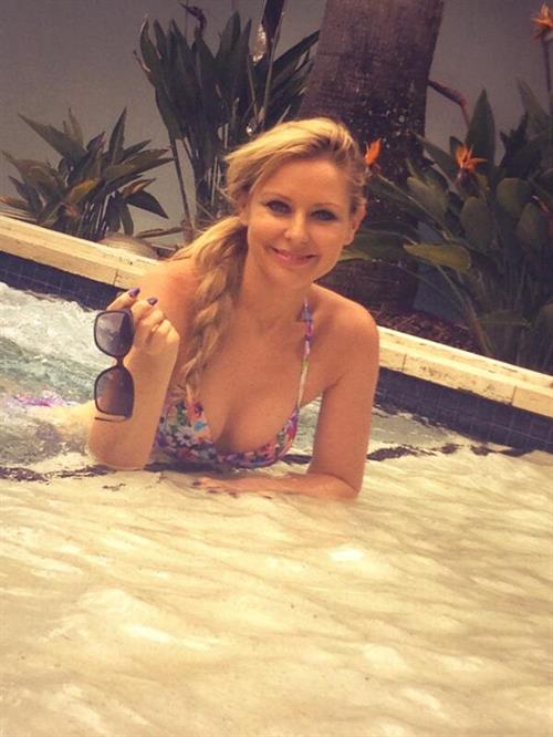 Charli Robinson in a bikini