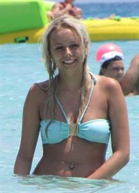 Sacha Parkinson in a bikini