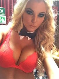 Abby Parece in lingerie