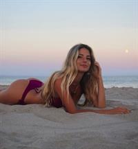 Sarah Kohan in a bikini