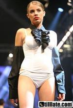 Xenia Tchoumitcheva in lingerie