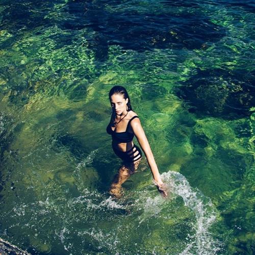 Nathalie Edenburg in a bikini