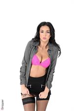 Foxxi Black in lingerie