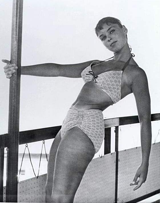 Yvonne Craig in a bikini