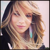 Nadine Leopold taking a selfie