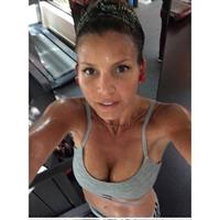 Charisma Carpenter taking a selfie