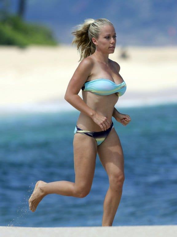 Kendra Wilkinson in a bikini