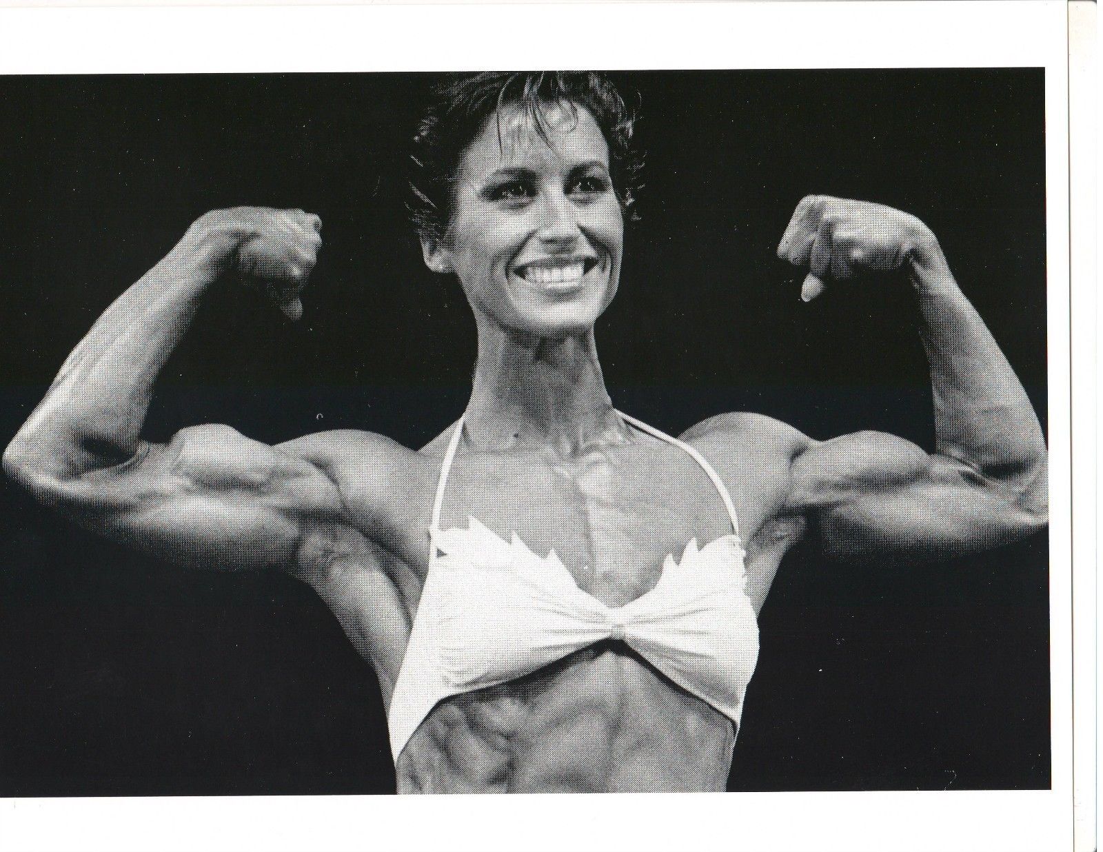 Rachel McLish in a bikini