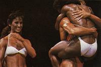 Rachel McLish in a bikini