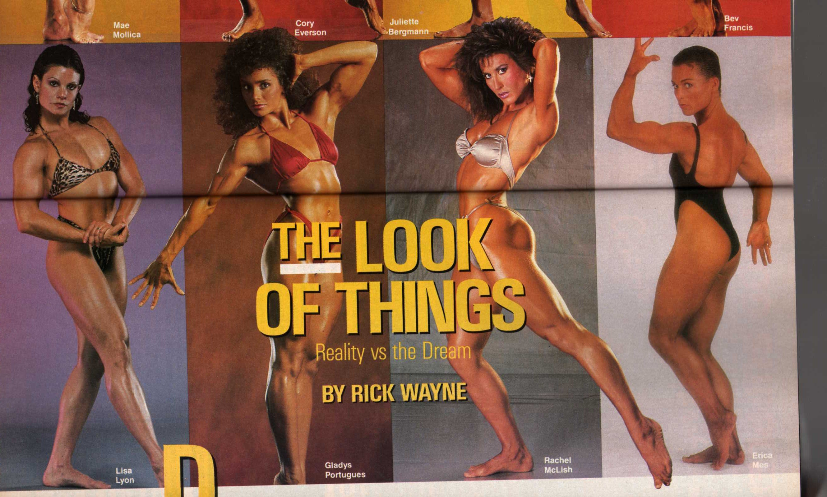 Rachel McLish in a bikini