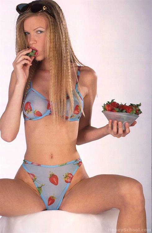 Marketa Belonoha in lingerie