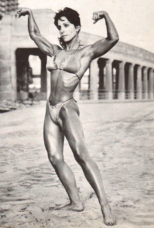 Corinne Machado-Ching in a bikini