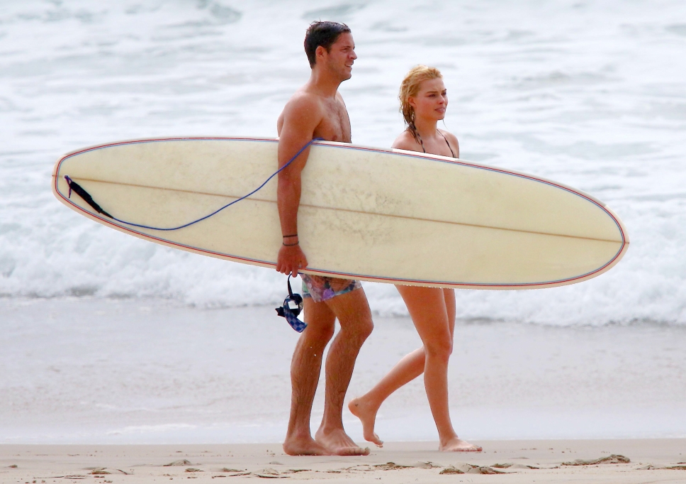 Margot Robbie in a bikini