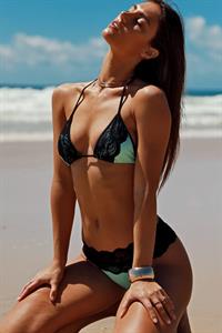 Stephanie Rayner in a bikini