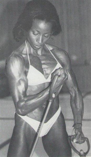 Carla Dunlap-Kaan in a bikini