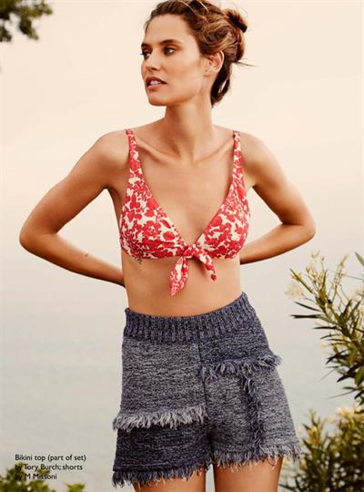 Bianca Balti in a bikini