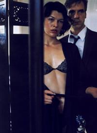 Milla Jovovich in lingerie