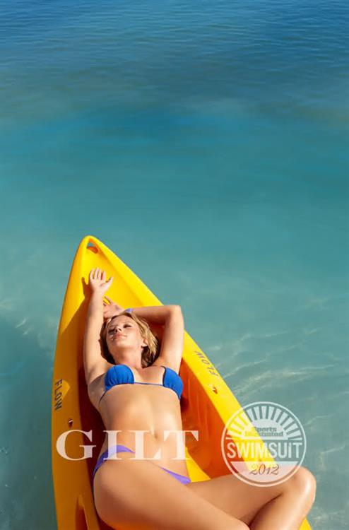 Anne Vyalitsyna in a bikini