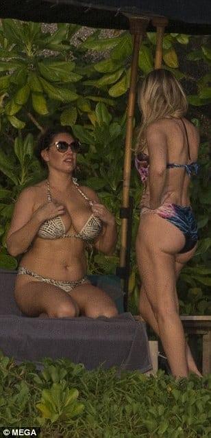 Kelly Brook in a bikini