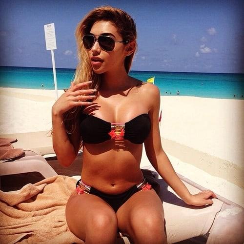 Chantel Jeffries in a bikini