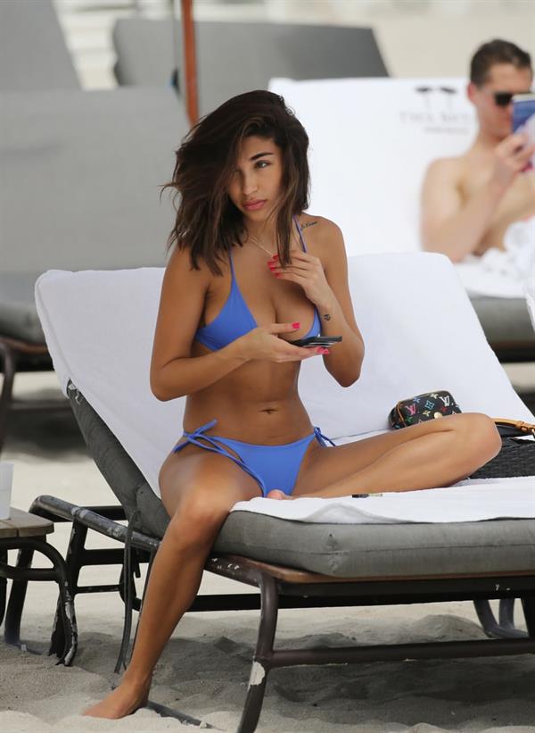 Chantel Jeffries in a bikini