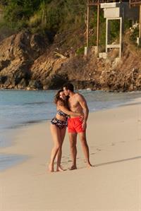 Kelly Brook in a bikini