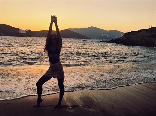Melodie Monrose in a bikini