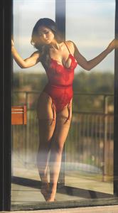 Christen Harper in lingerie