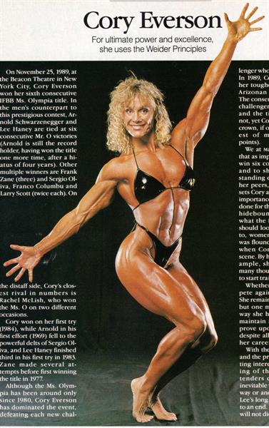 Cory Everson in a bikini