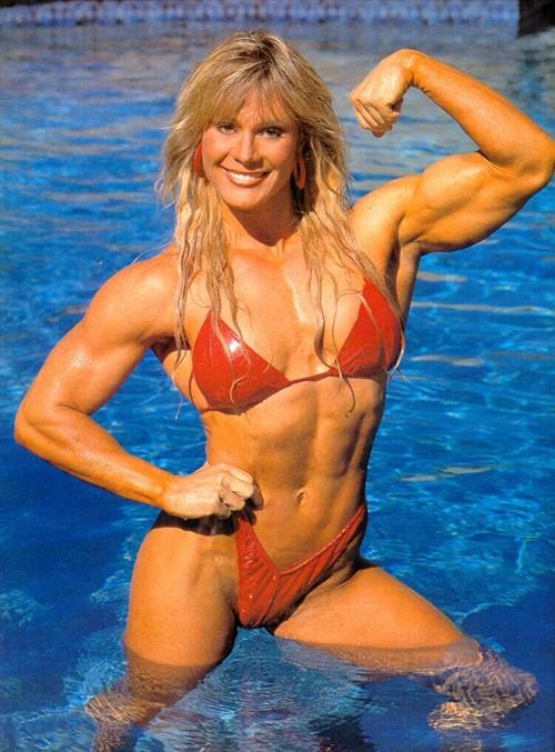 Cory Everson in a bikini