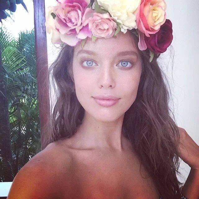 Emily DiDonato taking a selfie
