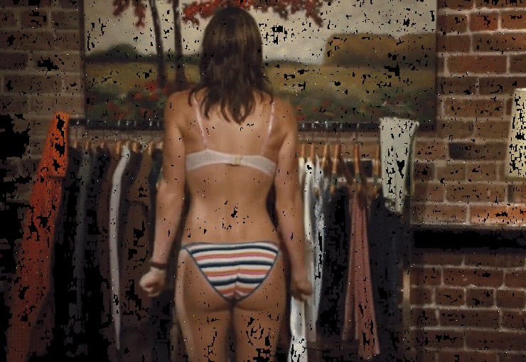 Jessica Biel in a bikini - ass