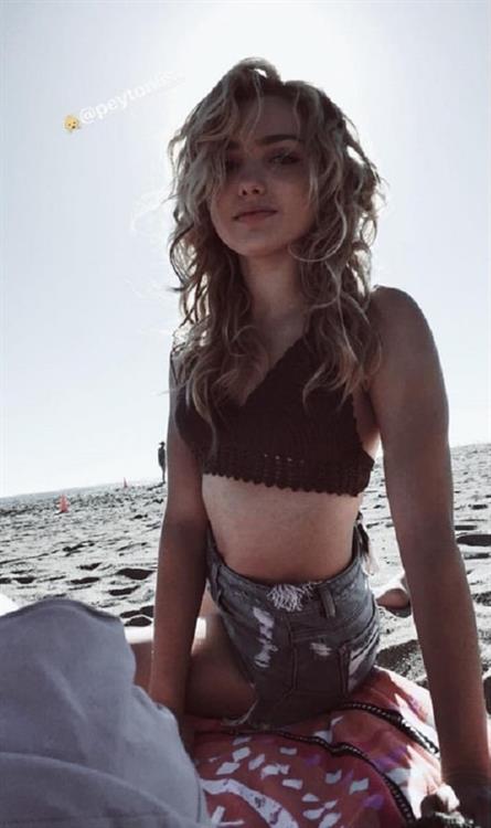 Peyton List in a bikini