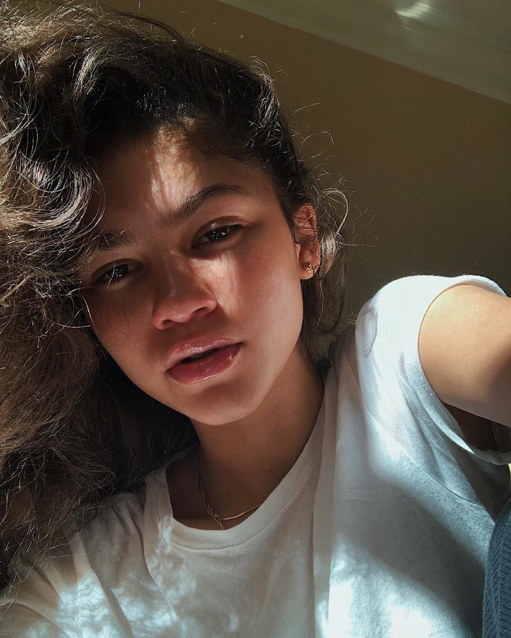 Zendaya Coleman taking a selfie
