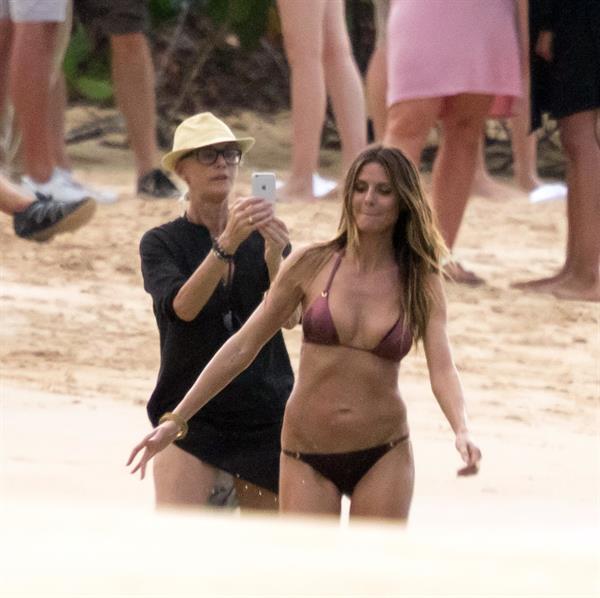 Heidi Klum in a bikini