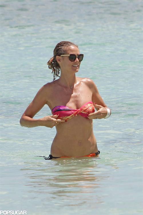 Heidi Klum in a bikini