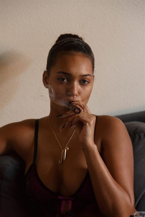 Noelle Monique Smoking